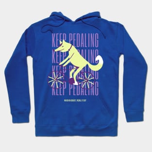 Keep Pedaling Fox Hoodie